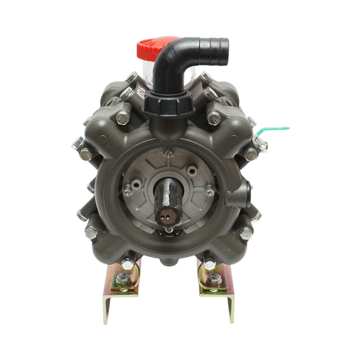 Pompa diafragmatica cu 4 membrane Z=6/8,4mm debit 120 L/min 25 bar pentru erbicidator (compatibila model polonez)